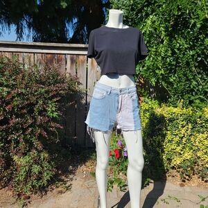 PacSun Light Blue Cut-off Denim